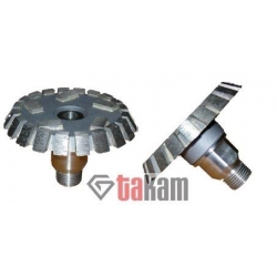 System polerowania obniżeń ociekaczy 45D ANGLED QC CNC  - WOOSUK